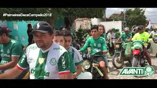 Palmeiras Decacampeão Brasileiro 2018 Carreata na Cidade do Damião-PB  #C&E Studio