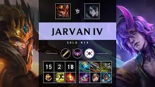 Jarvan IV Mid vs Hwei - KR Master Patch 25.17