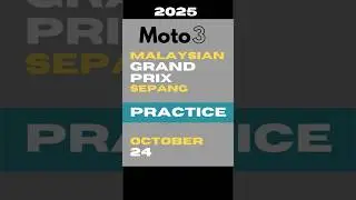 🏍️ 2025 Moto3 Malaysia GP: Sepang PRACTICE Results
