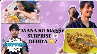 Jaana ko aaj diya mene maggie surprise 😅#cutecouple #love #vlog #shizuoka #youtubevideo 