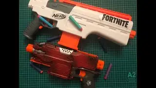 Nerf Stryfe и IR, первый запуск моторов. Рубрика 