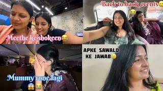 Back to back events😭❤️‍🩹….hamari maa beti ki bate😂🤣 haste haste pet dukh jayega😂❤️