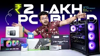 Rs 2 Lakh  Gaming & Streaming PC Build with Intel Core i7 14700KF & RTX 5070 Ti in 2025 🔥