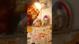 When the shower is too sensitive ❄️🔥