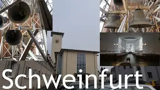 Schweinfurt (SW) Glocken der kath. Pfarrkirche St. Kilian (Turmaufnahme)