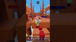 INSANE 1 HP Clutch | Roblox Bedwars #Shorts