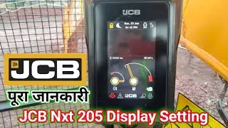 JCB Nxt 205 Display Setting