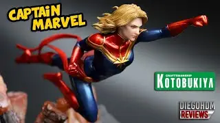 CAPTAIN MARVEL ARTFX Premier Kotobukiya Review BR / DiegoHDM