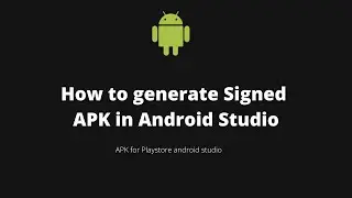 How to generate signed APK (Android studio tutorial) |hindi| 2021