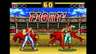 Fatal Fury 2 (Sega Genesis) | Terry Bogard Playthrough