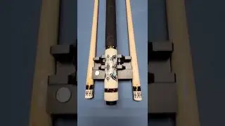 Zen Cue Ivory Base Gold Winged Dragon 編號2024 001 「全牙底黃金翼龍」 仁杆