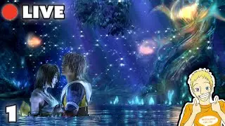 Let's Play Final Fantasy X HD Remaster Part 1 [LIVESTREAM] 100% PS4 Platinum Trophy 50 Likes?!