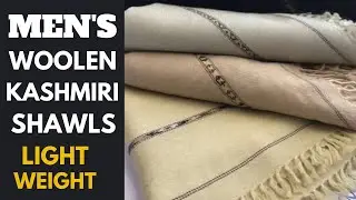 GENTS KASHMIRI PURE WOOL LIGHT WEIGHT SHAWLS BEAUTIFUL BOX PACK REASONABLE CHALLENGE PRICE