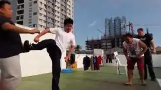 Independent Martial Arts Kickboxing Movie Test Fight clips 003