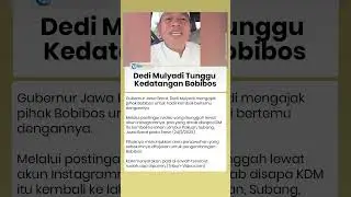 Dedi Mulyadi Ungkap Jerami Panen Sudah Siap, Kini Menunggu Aksi Pihak Bobibos