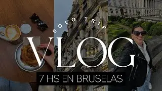 Viajo a Bruselas por el día: comidas típicas, paseos y lo que llevo en mi bolso de mano | VLOG #50