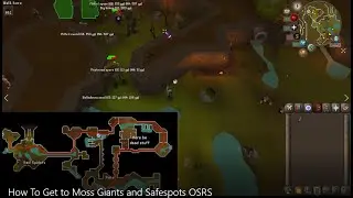 How To Get to Moss Giants and Safespots F2P OSRS
