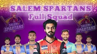 Salem Spartans full squad 2021 | Draft 2021 | Tamil Vistas #SalemSpartans #NammaSpartans