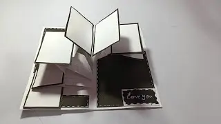 DIY-Popup-Karte f&uuml;r Scrapbook / Popup-Karten-Tutorial