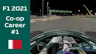 F1 2021 CO-OP Career Mode Part 1 - Crazy Start To The Season!!!