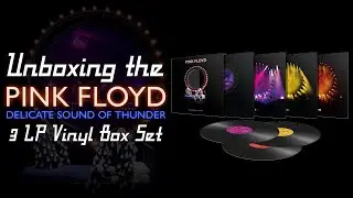 Распаковка винилового бокс-сета Pink Floyd &laquo;Delicate Sound of Thunder&raquo; из 3 виниловых пластинок |...