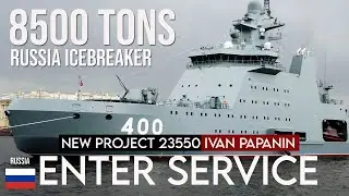 Russia commissions new armed icebreaker patrol ship to expand control over Arctic routes.