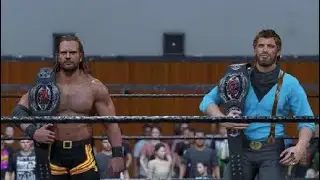 STW universe Hangman Adam Page n Arthur Morgan vs Jon Moxley n Mark Coffey Tag team Championship 