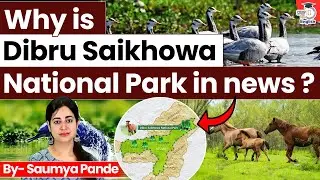 Why is Dibru Saikhowa National Park in News? | Saumya Pande | StudyIQ IAS: English