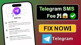 Telegram SMS Fee Problem Fixed on Android & iPhone (2025) | Telegram Verification Issue Solved