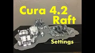 Cura 4.2 Настройка плота для 3D-печати