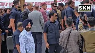Dr. Farooq, Omar Abdullah led party functionaries in offering floral Tributes, Fatiha 