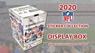 PANINI 2020 NFL Sticker & Card Collection - DISPLAY BOX