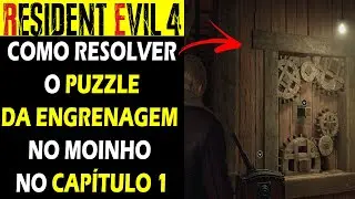 RE4 Remake - Resident Evil 4 Remake - Como resolver o puzzle da engrenagem no moinho no Cap&iacute;tulo 1