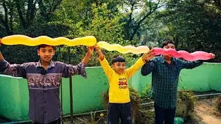 Outdoor Fun with Rocket Balloon and learn colors for kids by I kids
