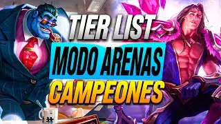 TIER LIST de MEJORES CAMPEONES para el modo 2vs2vs2vs2 de LEAGUE OF LEGENDS