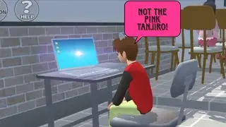 Pink Tanjiro owns our store business! 🏪 (TCDS) - Sakura School Simulator Season 2
