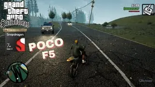 GTA SAN ANDREAS DEFINITIVE EDITION GAMEPLAY ON POCO F5#gamplay #games