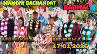 Mangni Bachandat// Manisha wed Marshall // full comedy 😁🤣
