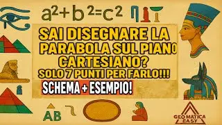 Sai disegnare la parabola sul piano cartesiano? Solo 7 punti per farlo!!! SCHEMA + ESEMPIO