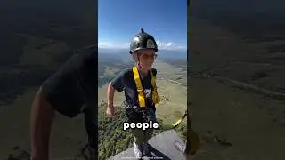 80 Year Old Grandpa&rsquo;s FIRST Bungee Jump!! 😳#short #shortsfeed