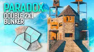 Парадокс — СКРЫТЫЙ ДВОЙНОЙ БУНКЕР (для соло/дуэта/трио) | Rust Base Design