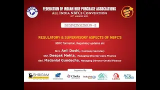 Regulatory & Supervisory Aspects of NBFCS