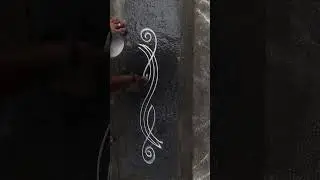 beautiful side border design for muggulu