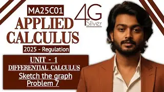 Sketch the graph of function Problem in Tamil | Applied Calculus in Tamil | MA25C01 in Tamil Unit 1