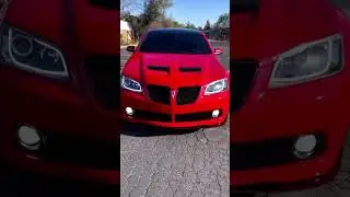 Pontiac G8 with DRL LED Headlights