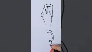How to Draw Cup Holding Hand | Hand Drawing | Cup Holding Hand