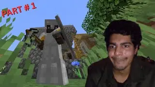 I got a full set of Iron Armor !!! Minecraft PART # 1