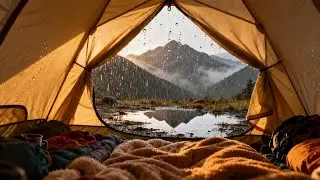 Rain Sounds in a Tent 🌧️ | Calm Camping Vibes for Deep Sleep
