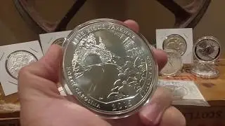 2015 North Carolina Blue Ridge Parkway 5 oz ATB Silver Bullion Coin