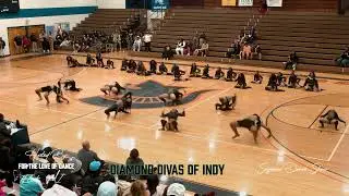 DIAMOND DIVAS OF INDY | Field Show | Flint, MI | Majorette Dance Competition